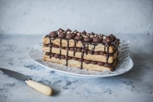 Chocolate Hazelnut Mille Feuille