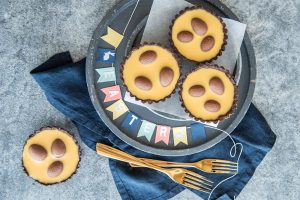 Caramilk Ganache Easter Tartlets with Carême Dark Chocolate Shortcrust Pastry