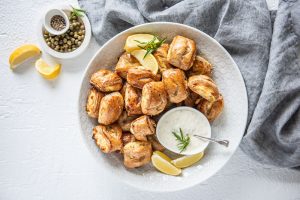 Smoked Salmon Sausage Rolls with Carême Spelt Puff Pastry