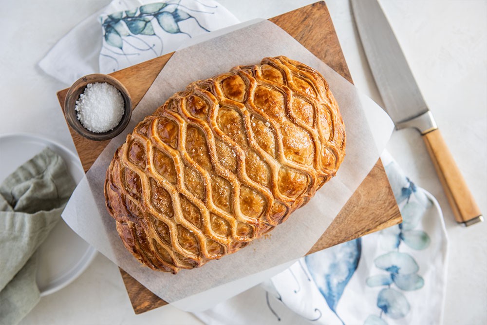 Traditional Beef Wellington with Carême Butter Puff Pastry