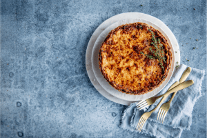 Layered Leek & Potato Pie with Carême Spelt Butter Puff Pastry